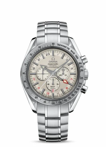 Omega Speedmaster Broad Arrow Co-Axial GMT Stainless Steel / White / Bracelet 3581.30.00 (35813000)